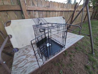 Top loader, double door, wire pet crate