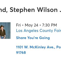 2 Tickets To Midland At The LA County FAIR