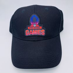 NFL Football Pro Bowl Games Logo Hat Cap Black Trucker Mesh Adjustable Strap One Size USED