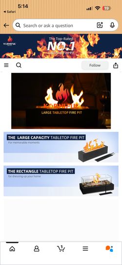 KERNIEL LARGE TABLETOP FIRE PIT