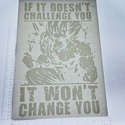 Iron On Heat Transfer  Good For T-shirts Sweaters Jackets T Shirt Design Size Is About 16x10  Dragon Ball Z  #395