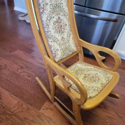 Reupholstered Rocking Chair