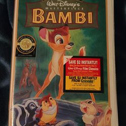 Brand New VHS Bambi Disney 55th Anniversary Limited Edition