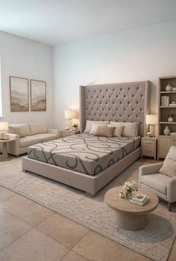Queen bed // financing available