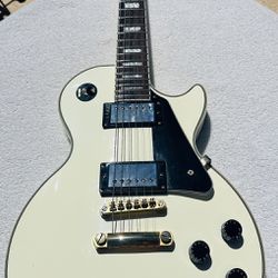 Les Paul Custom Pro White With Full Gibson Upgrade