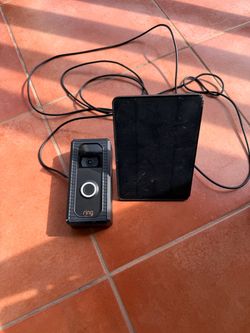 Ring Video Doorbell with Solar Charger
