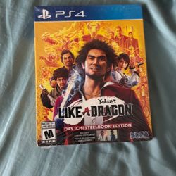 Yakuza like A Dragon Day Ichi Steel book Edition 