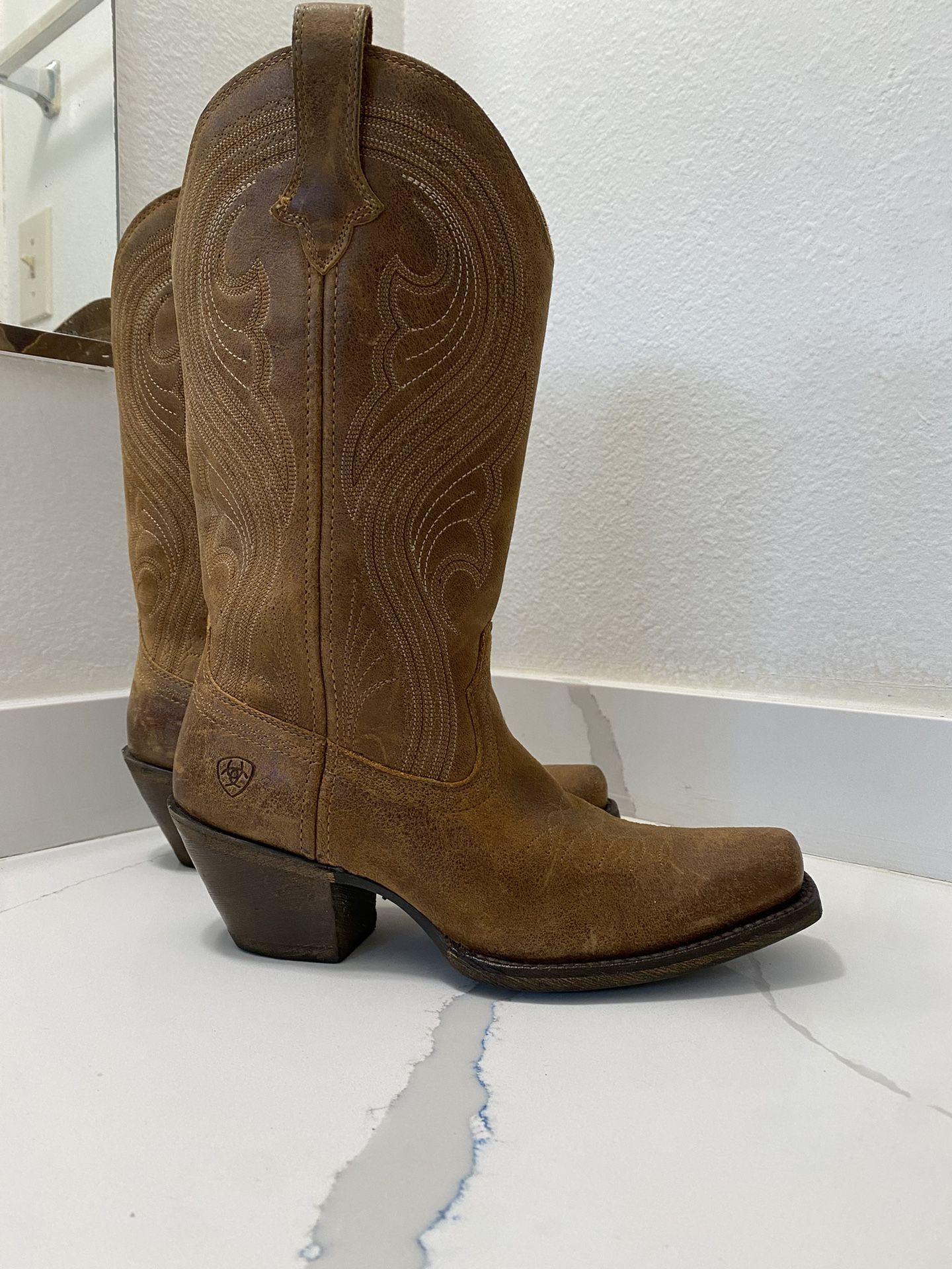 ARIAT Lively Western Boots Women’s Size 6.5 B In Old West Brown