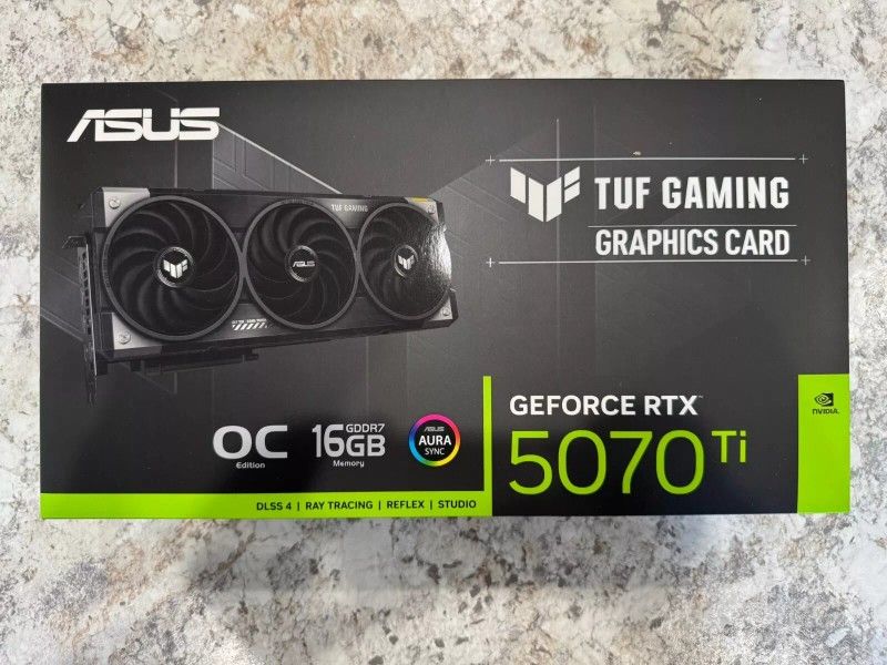 ASUS TUF Gaming GeForce RTX 5070 Ti 16GB GDDR7 OC Edition