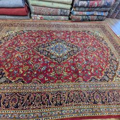 Persian Handknotted Wool Rug 