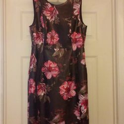 Calvin Klein Leather Dress & Michael Kors Sandles 