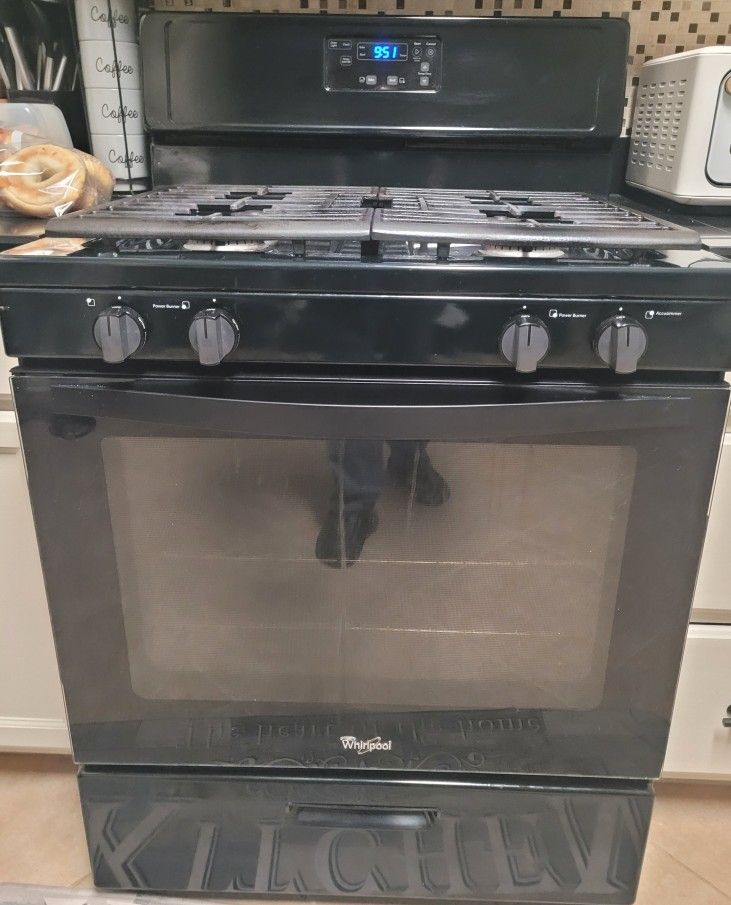 Black Gas Stove