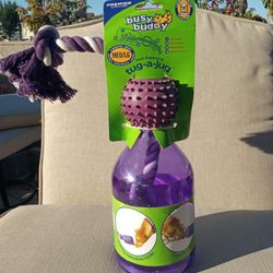 NEW BUSY BUDDY TREAT DISPENSING TUG-A-JUG 