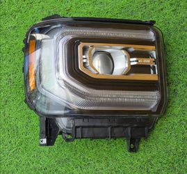 GMC Sierra 1500 Headlamp 2016 2017 2018 Right Side (Passenger)OEM LED