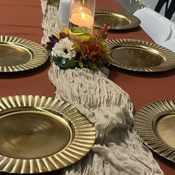 Gold Charger Plates 
