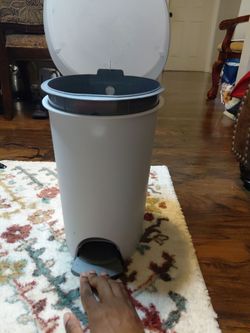 Step Trash Can with Lid 2.6 Gallons