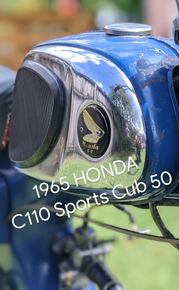 Antique Honda C110 Sports Cub 50 With Restored Engine For Sale In Miami 