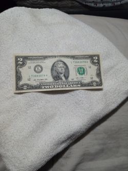 🇺🇸"$2. Dollar Bill. (77-88-333) Mix(2013)