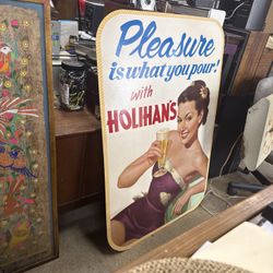 Vintage Holihan’s Beer Poster Sign