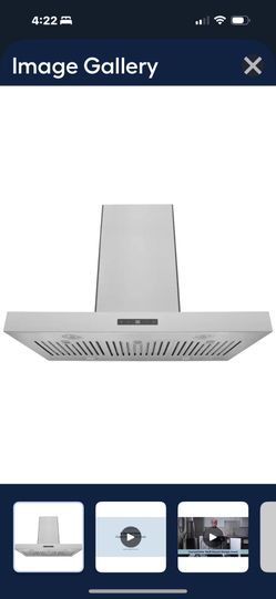 Hauslane 30-in Convertible 500-CFM Stainless Steel Wall-Mounted Range Hood