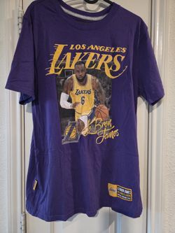 Limited Edition Rare NBA 2021 L.A. Lakers Lebron James#6
 T Shirt  Adult Sz Large