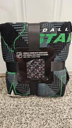 NHL Dallas Stars 60"x70" Uplift Chenille Throw Blanket