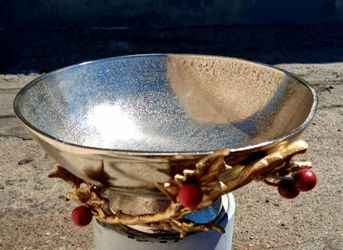 Decor silver bowl