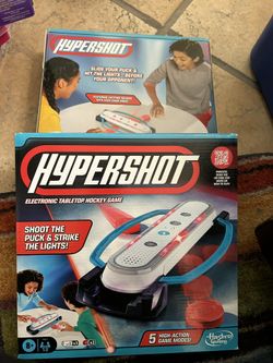 1 new harbor hyper shot electric table hockey game $10 each