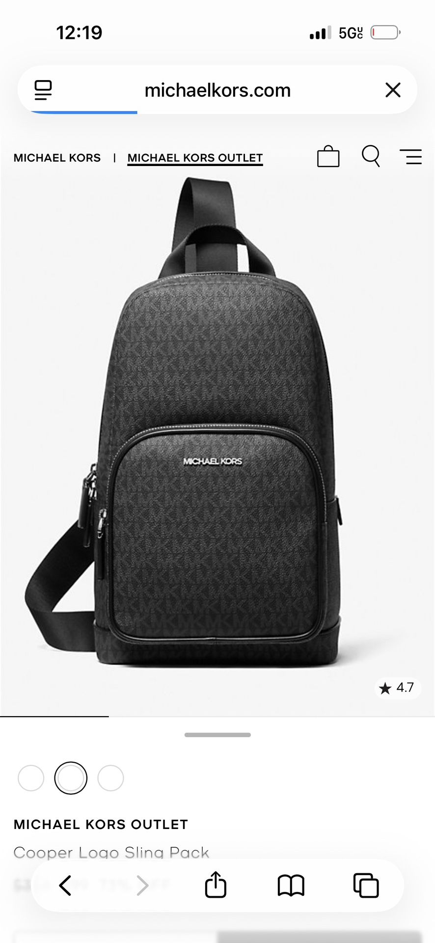 Men’s Michael Kors Shoulder Bag