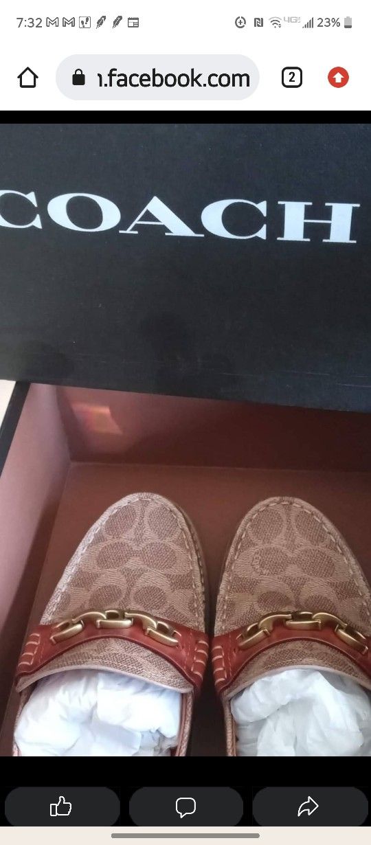 Coach Sandlas N Loafers , Brand new Authentic