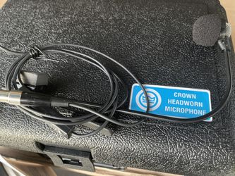 Crown headworn online microphone