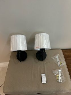 New Battery-Operated Wall Sconces Set of 2 , No Need Electricity
