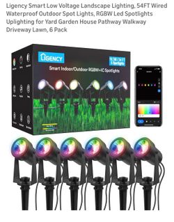 Landscape lighting, WiFi/phone controls