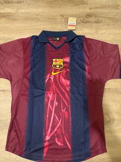 Travis Scott x Nike x FC Barcelona Retro 2000/01 Home Skeleton Jersey