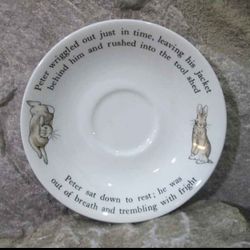Wedgwood of Etruria Beatrix Potter Peter Rabbit Pattern Made In England