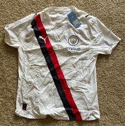 Puma Manchester City Authentic Away Soccer Jersey Football Shirt Player Version Size XL