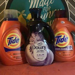 2-Detergent 80oz 1-Downy 56oz all for $32
