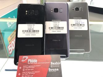 Samsung Galaxy S8 Carrier: Unlock For all carriers