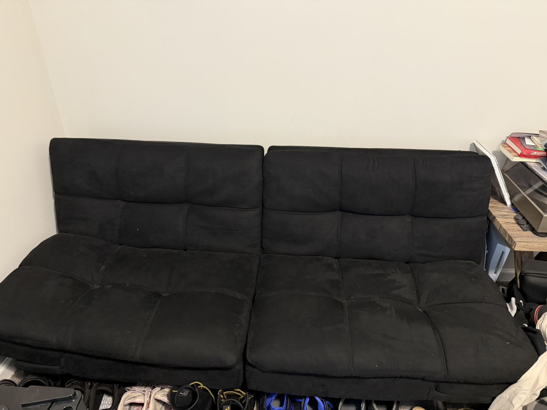 Black futon