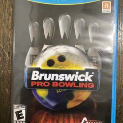 Brunswick Pro Bowling Wii U Complete C.I.B CIB WITH MANUAL