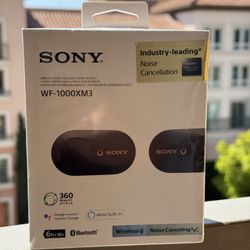 Sony WF-1000XM3 wireless noise-canceling earbuds