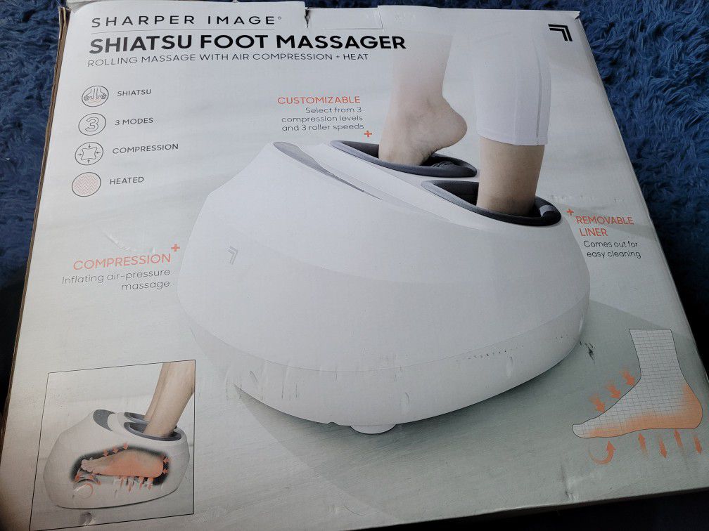 Sharper Image - Shiatsu Foot Massager Brand New In Box