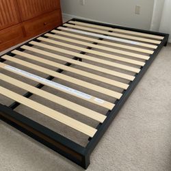 Queen Platform Bed Frame With Mattress