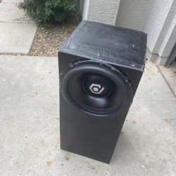 15” SoundQubed HDX3 subwoofer & ported box