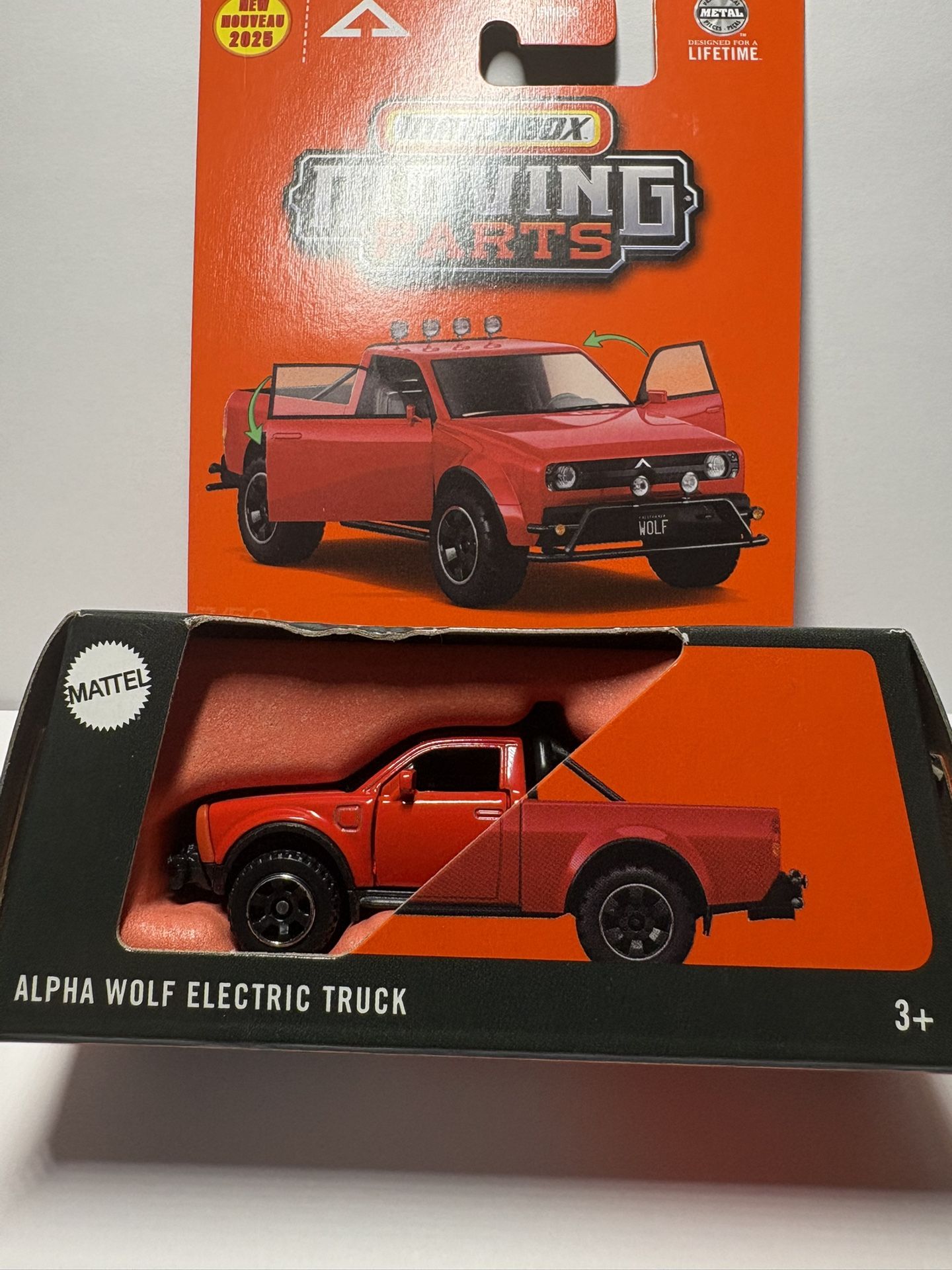 Matchbox Moving Parts Alpha Wolf Electric Truck