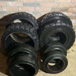 New And Slightly Used Forklift Tires 