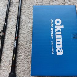 Brand New Okuma Steel Wire Rod With Cold Water Reel 