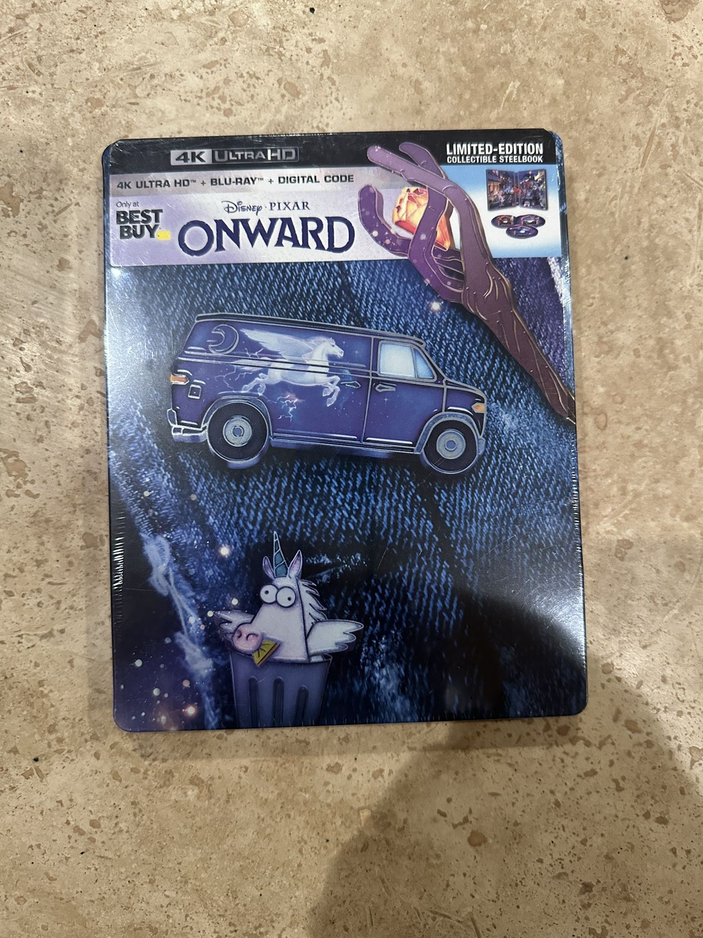 Disney Pixar Onward (4K + Blu-Ray + Digital) Best Buy Exclusive Steelbook OOP