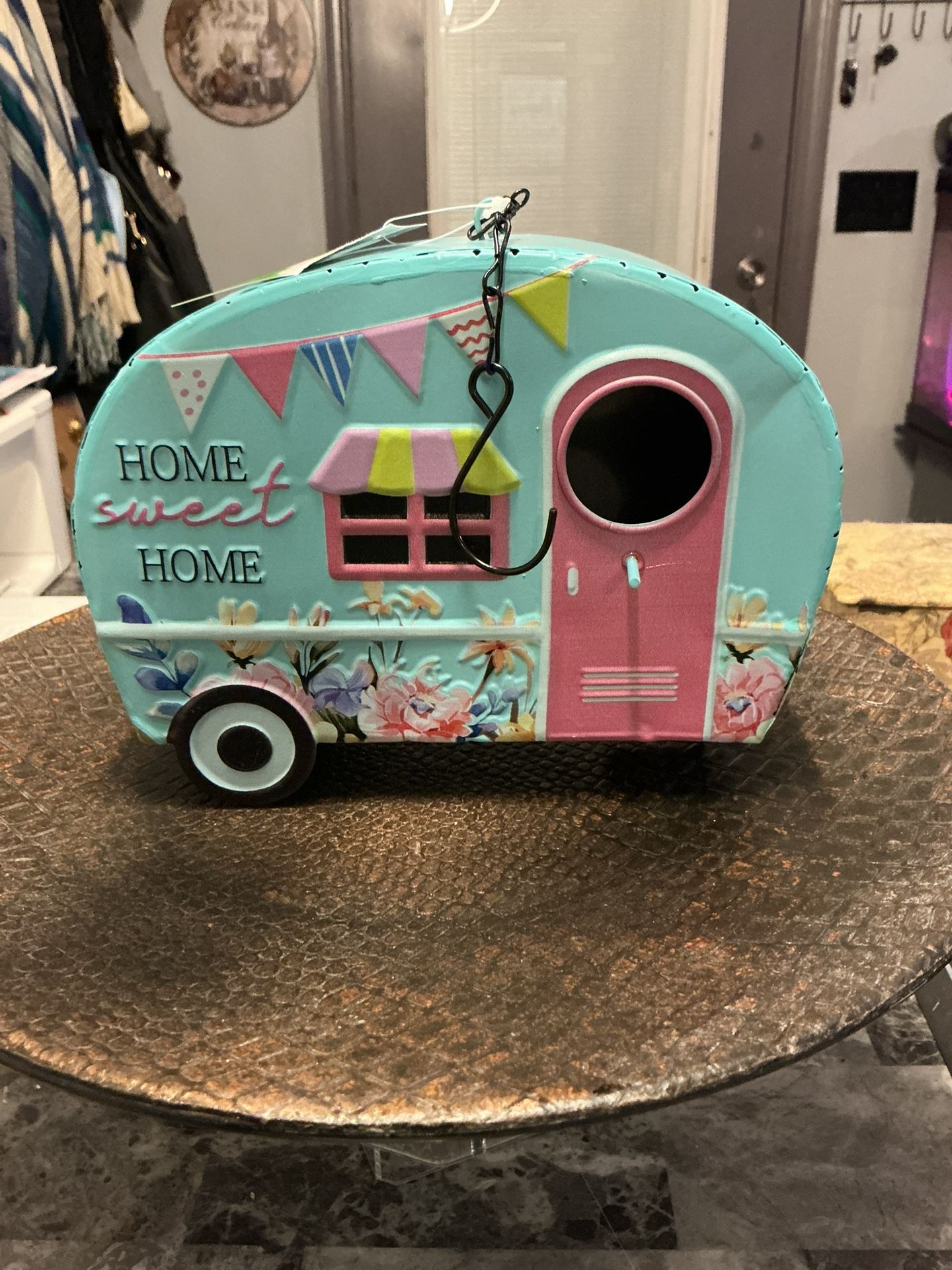 Brand New Metal Bird House Rv Style