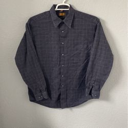 Gillio Premier Men’s Shirt Long Sleeves Size L Dark Gray 
